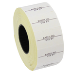 Printed CT7 'Batch No./Use By' 26 x 16mm Price Gun Labels