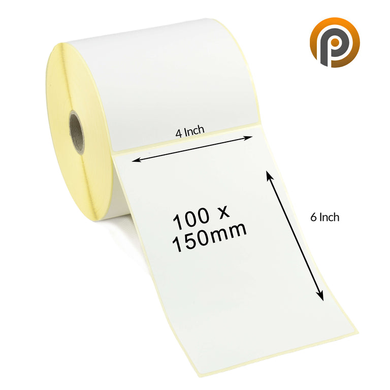 100mm x 150mm Direct Thermal Labels