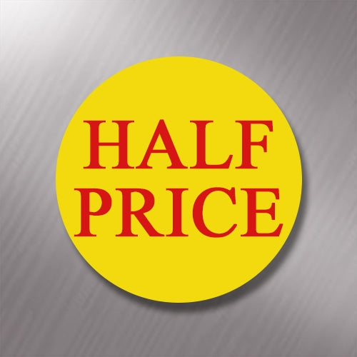 Promotional Labels - Half Price - 1000 Promo Labels