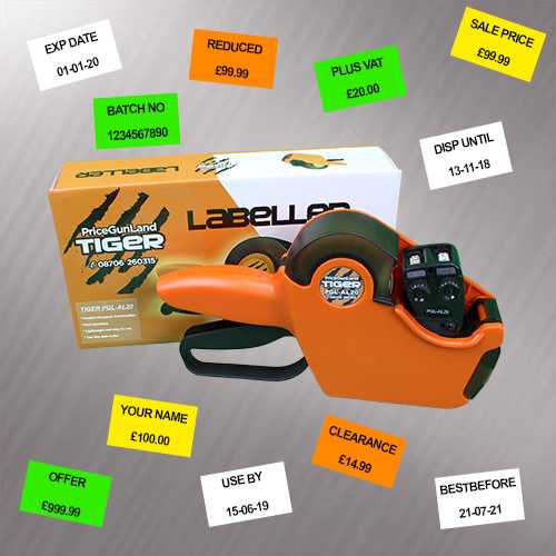 Tiger PGL-AL20a Alpha-Numeric Labelling Gun