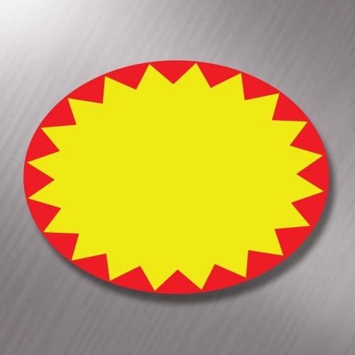 Specialist CT15 Plain Starburst Labels 34 x 26mm