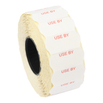 CT4 26 x 12mm Labels Printed 'Use By'