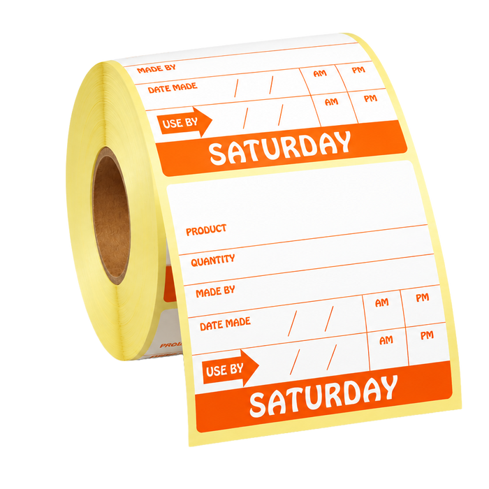 Avery Dennison / Monarch 76mm x 76mm Date Label (Saturday)