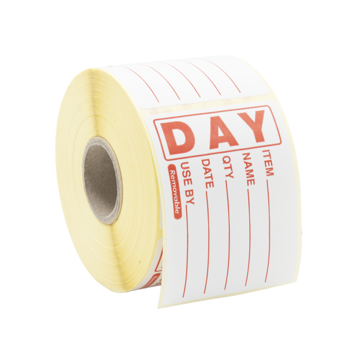 Prepped Food Hygiene Labels - 500 Labels per roll.