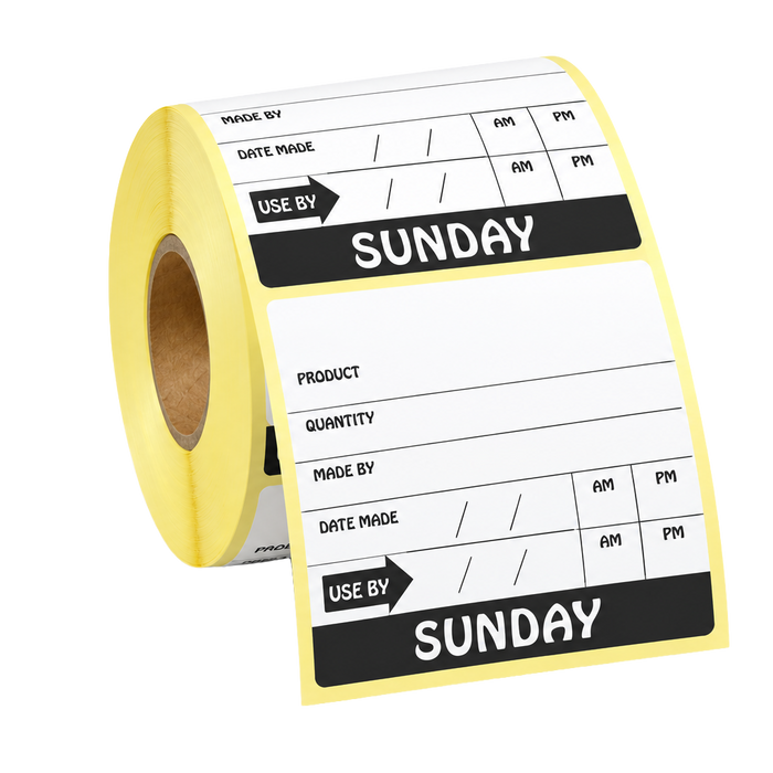 Avery Dennison / Monarch 76mm x 76mm Date Label (Sunday)