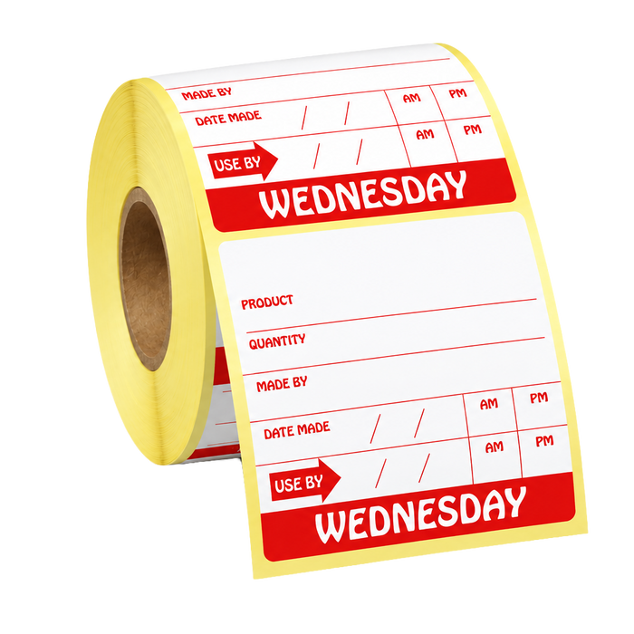 Avery Dennison / Monarch 76mm x 76mm Date Label (Wednesday)