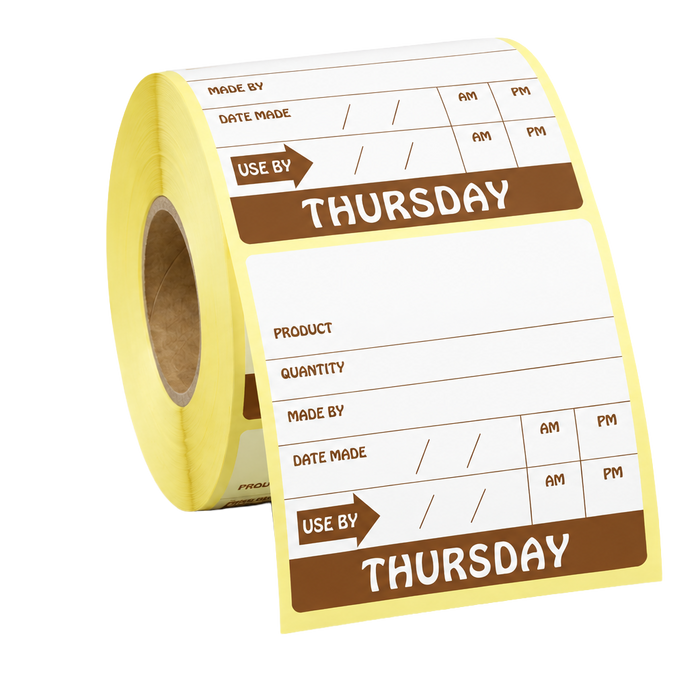 Avery Dennison / Monarch 76mm x 76mm Date Label (Thursday)