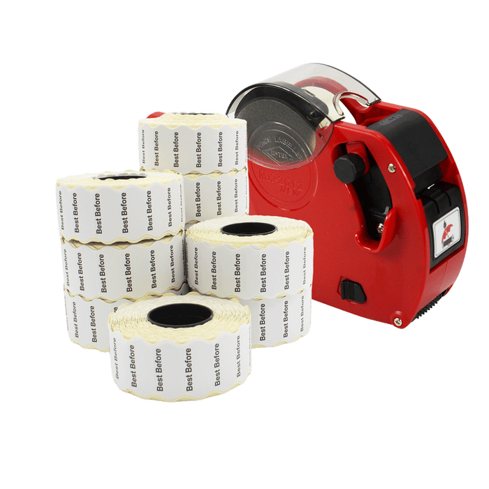 Motex 2612/6 Price Gun Starter Pack with Best Before Labels