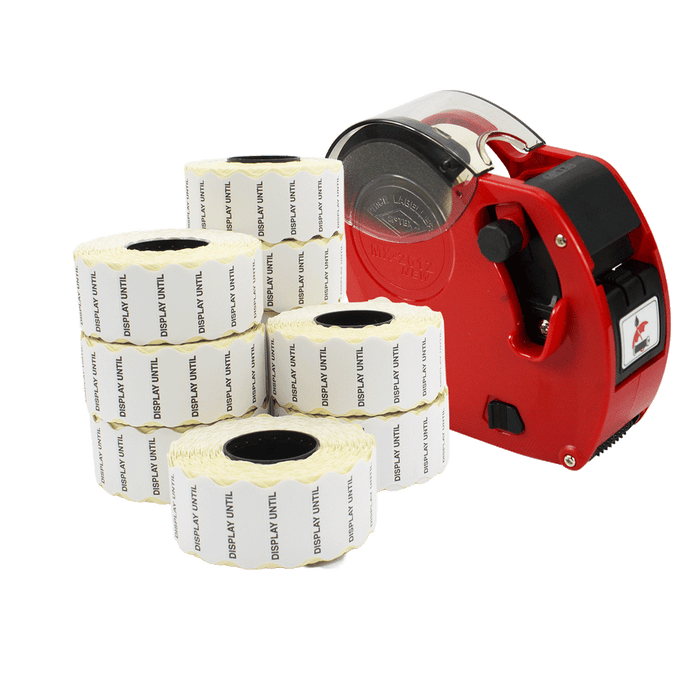 Motex 2612/6 Price Gun Starter Pack with Display Until Labels
