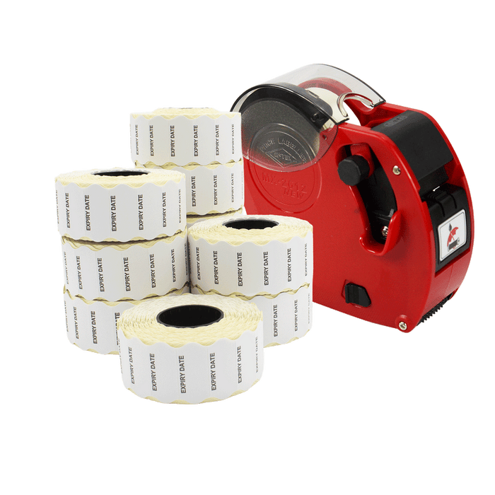 Motex 2612/6 Price Gun Starter Pack with Expiry Date Labels
