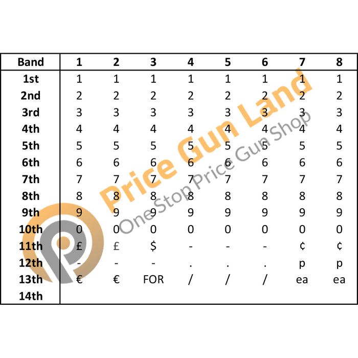 Evo 8 Band Pricing Gun