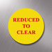 Promotional Labels - Reduced To Clear - 1000 Promo Labels